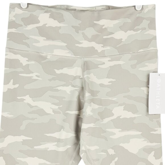 ATHLETA Women's Elation Camo 7/8 Taupe Tight Leggings Size 1X Activewear NWT - Picture 4 of 12